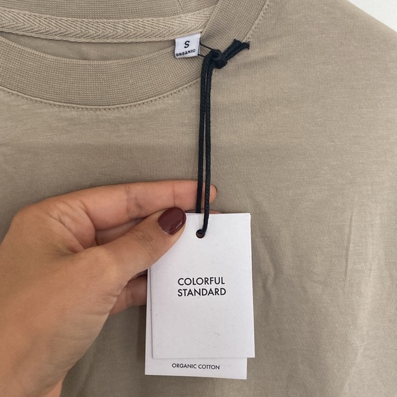 Colorful Standard Oversized Organic Ls T-shirt in Oyster Grey - Picture 6 of 7